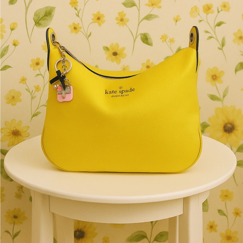 Kate Spade Vibrant Yellow Hobo Bag